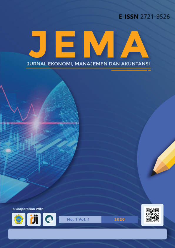 					View Vol. 1 No. 1 (2020): Periode Januari 2020 - JEMA
				